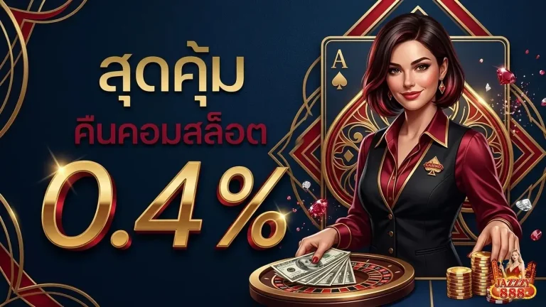 jazzzy888 โปรโมชั่น คืนคอมสล็อต